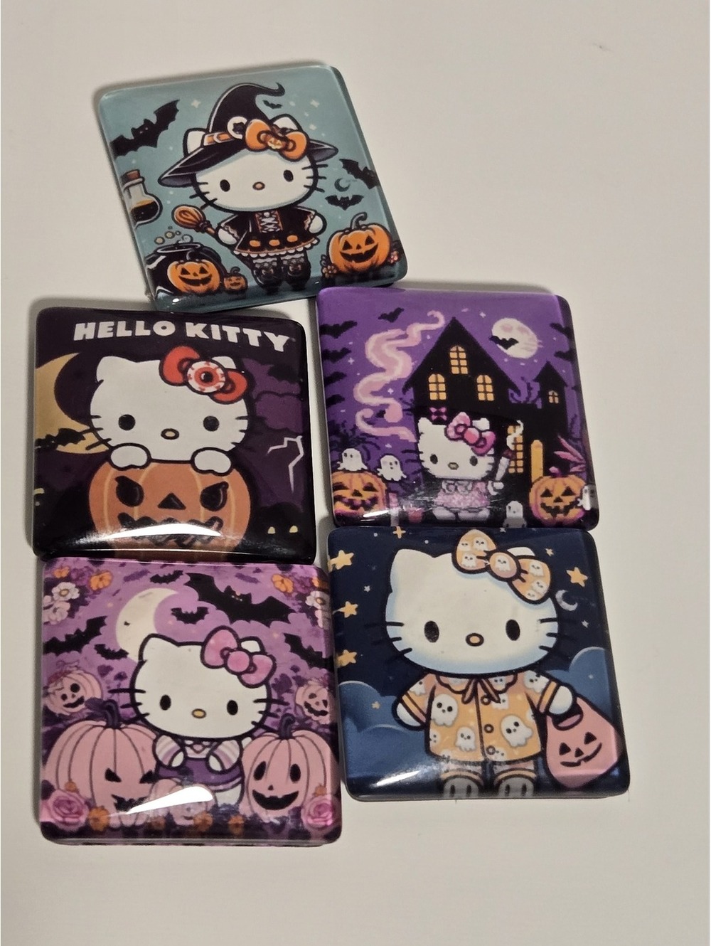 Sanrio Hello Kitty Halloween Refrigerator Magnet Set of 3